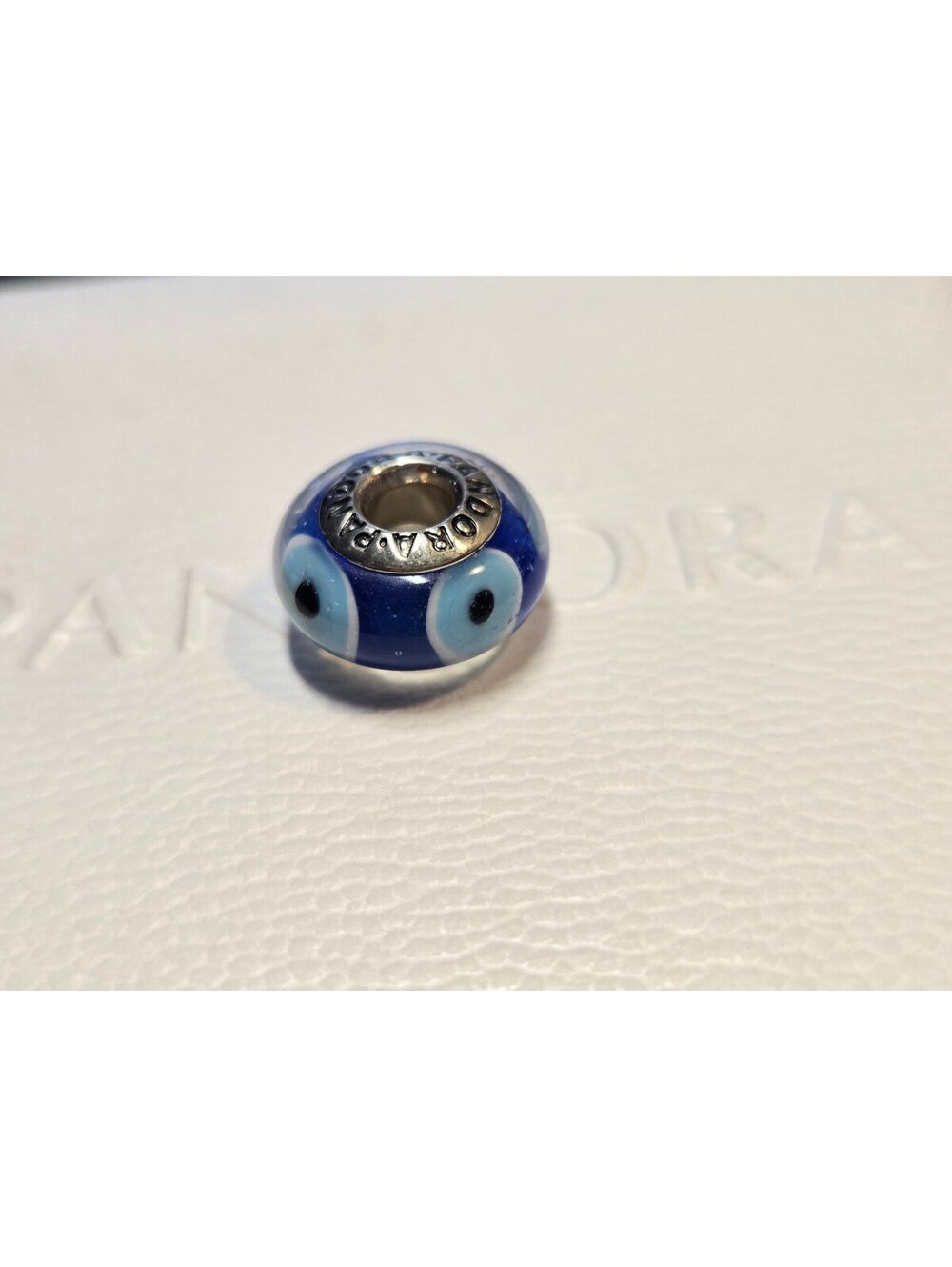 Pandora charm s925 ale glass bead eye